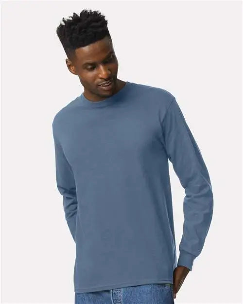 Gildan 2400 Ultra Cotton® Long Sleeve T-shirt - Indigo Blue