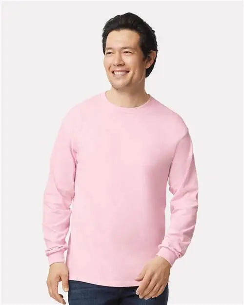 Gildan 2400 Ultra Cotton® Long Sleeve T-shirt - Light Pink