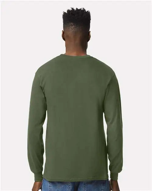 Gildan 2400 Ultra Cotton® Long Sleeve T-shirt - Military Green