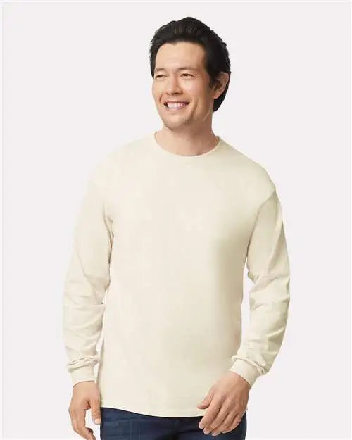 Gildan 2400 Ultra Cotton® Long Sleeve T-shirt - Natural