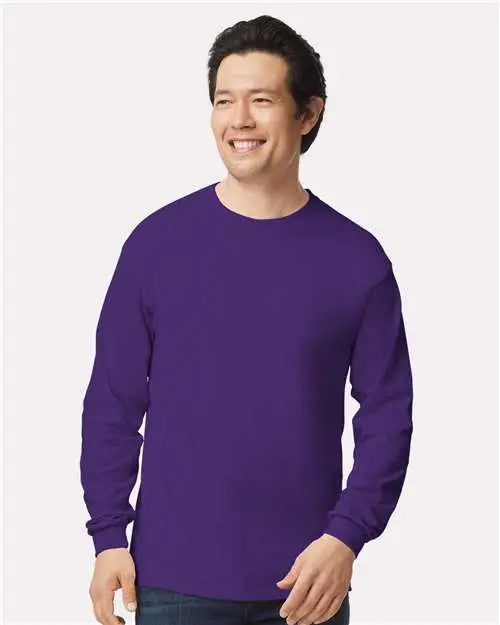 Gildan 2400 Ultra Cotton® Long Sleeve T-shirt - Purple