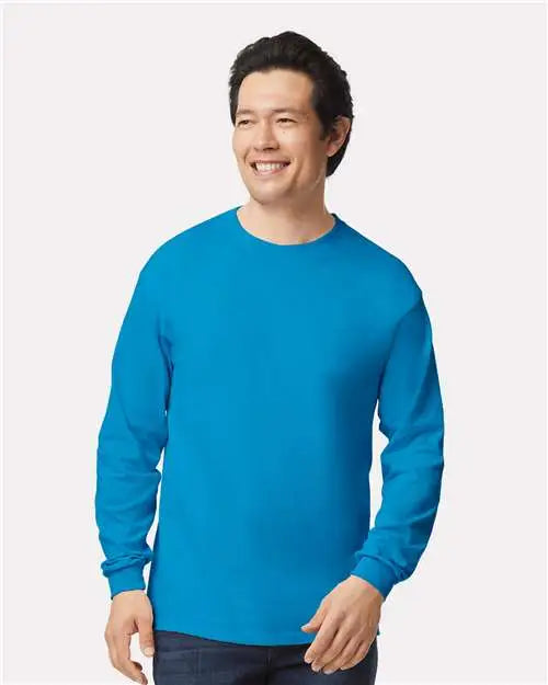 Gildan 2400 Ultra Cotton® Long Sleeve T-shirt - Sapphire