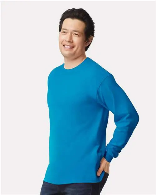 Gildan 2400 Ultra Cotton® Long Sleeve T-shirt - Sapphire