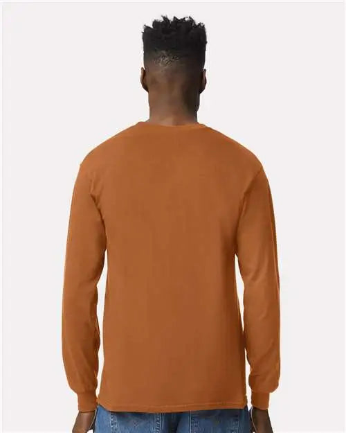 Gildan 2400 Ultra Cotton® Long Sleeve T-shirt - Texas Orange