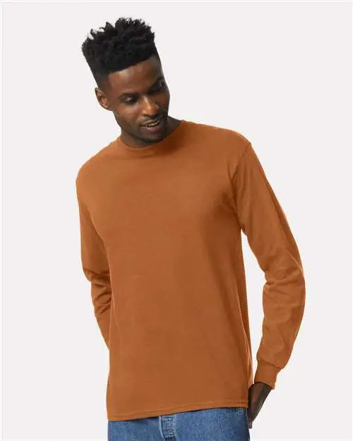 Gildan 2400 Ultra Cotton® Long Sleeve T-shirt - Texas Orange