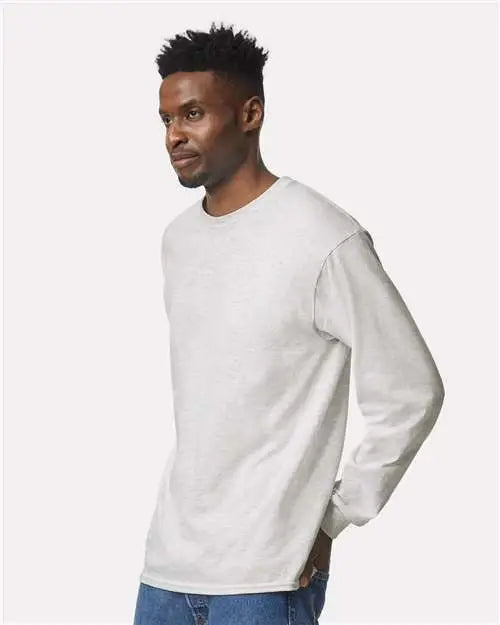 Gildan 2400 Ultra Cottonâ Long Sleeve T-shirt - Ash