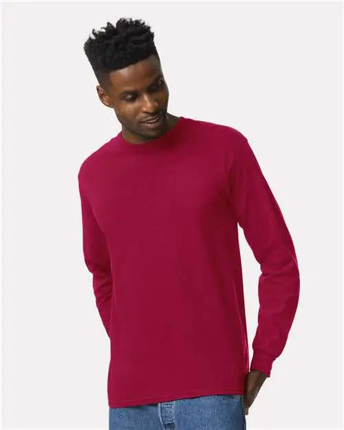 Gildan 2400 Ultra Cottonâ Long Sleeve T-shirt - Cardinal Red