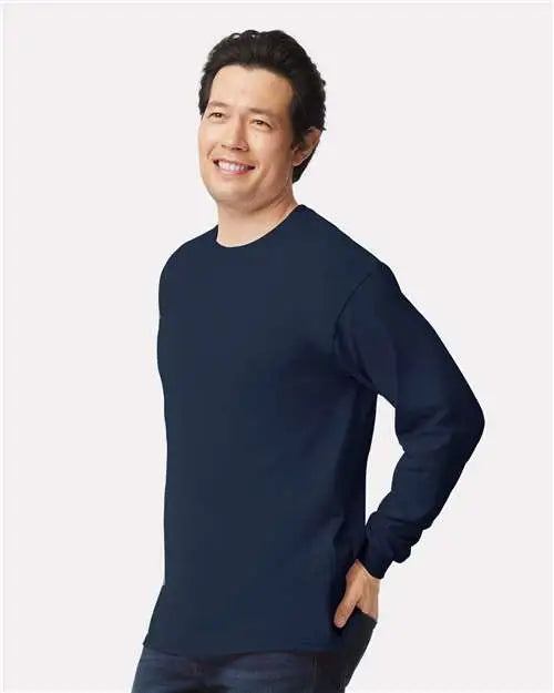 Gildan 2400 Ultra Cottonâ Long Sleeve T-shirt - Navy
