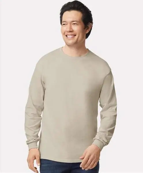 Gildan 2400 Ultra Cottonâ Long Sleeve T-shirt - Sand