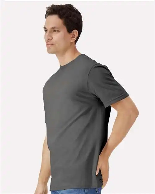 Gildan 3000 Light Cotton t Shirt Charcoal