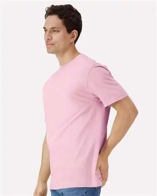 Gildan 3000 Light Cotton t Shirt Pink
