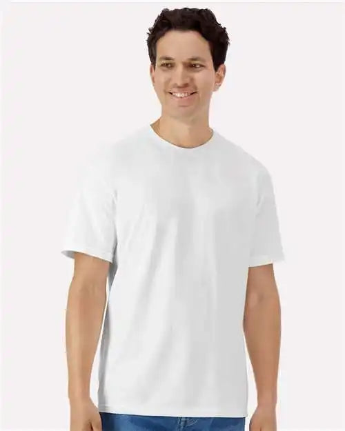 Gildan 3000 Light Cotton t Shirt White