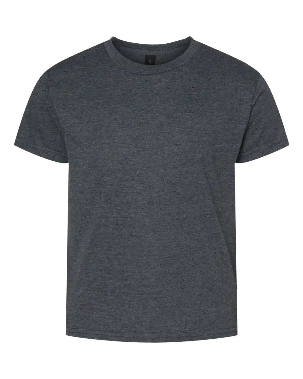 Gildan 3000b Light Cotton Youth T-shirt - Dark Heather - Xs