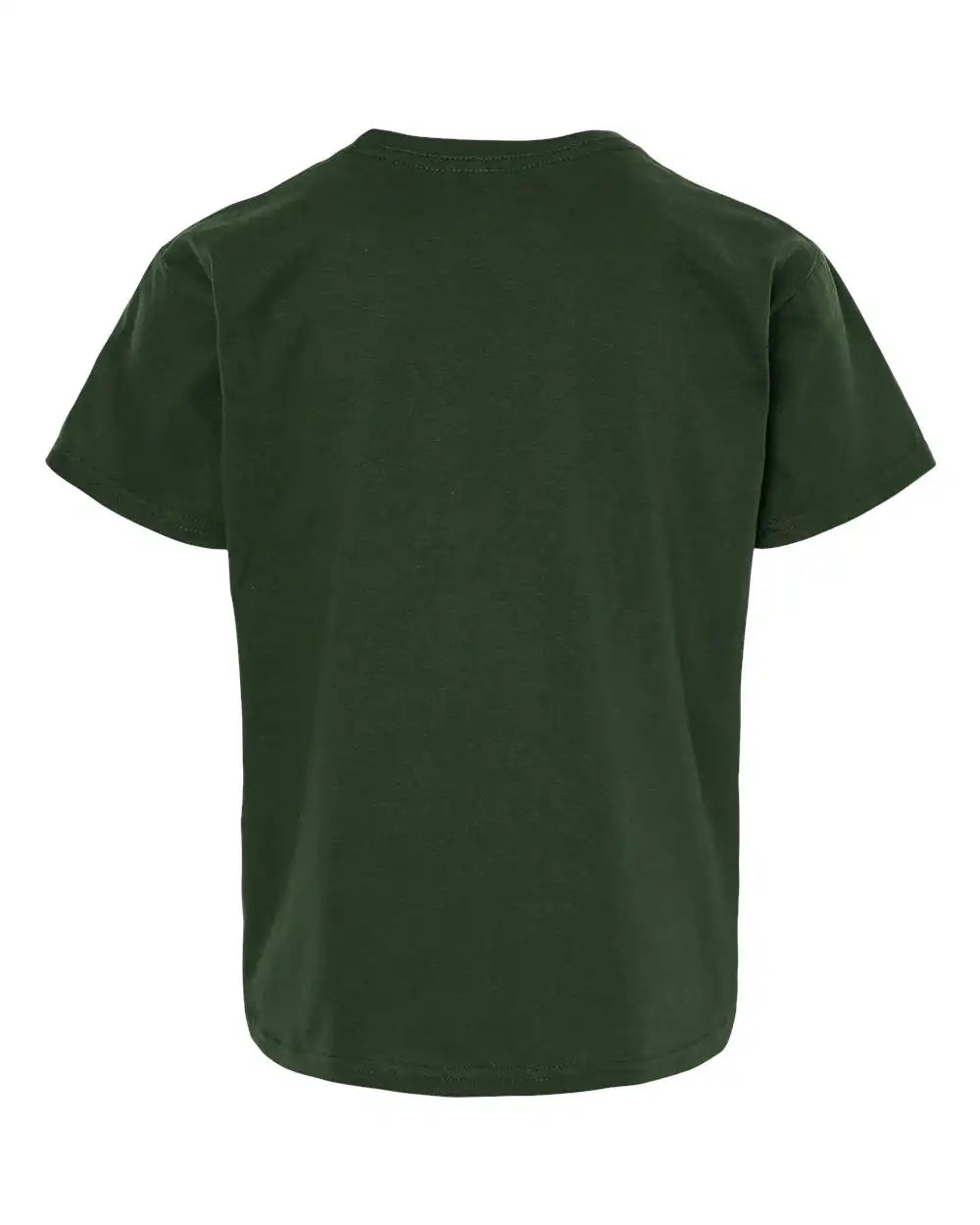 Gildan 3000b Light Cotton Youth T-shirt - Forest Green - Xs