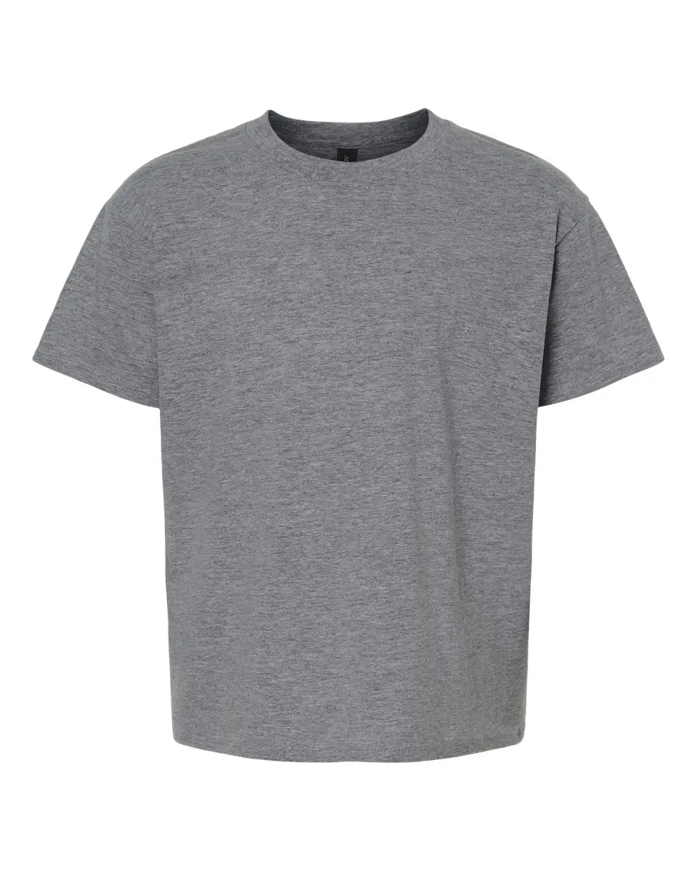 Gildan 3000b Light Cotton Youth T-shirt - Graphite Heather - Xs