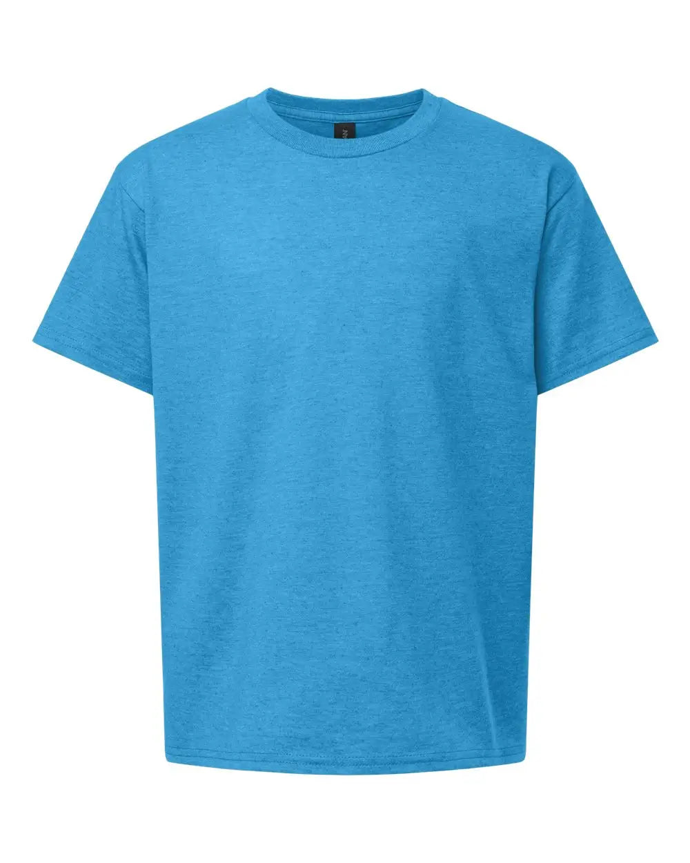 Gildan 3000b Light Cotton Youth T-shirt - Heather Sapphire - Xs