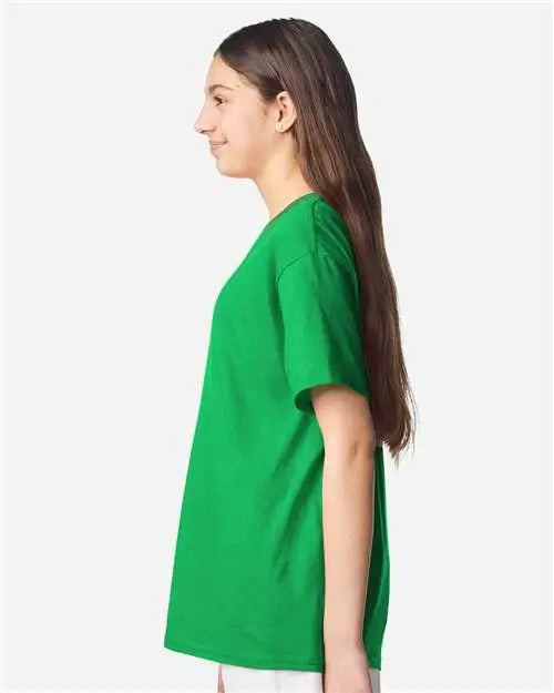 Gildan 3000b Light Cotton Youth T-shirt - Irish Green