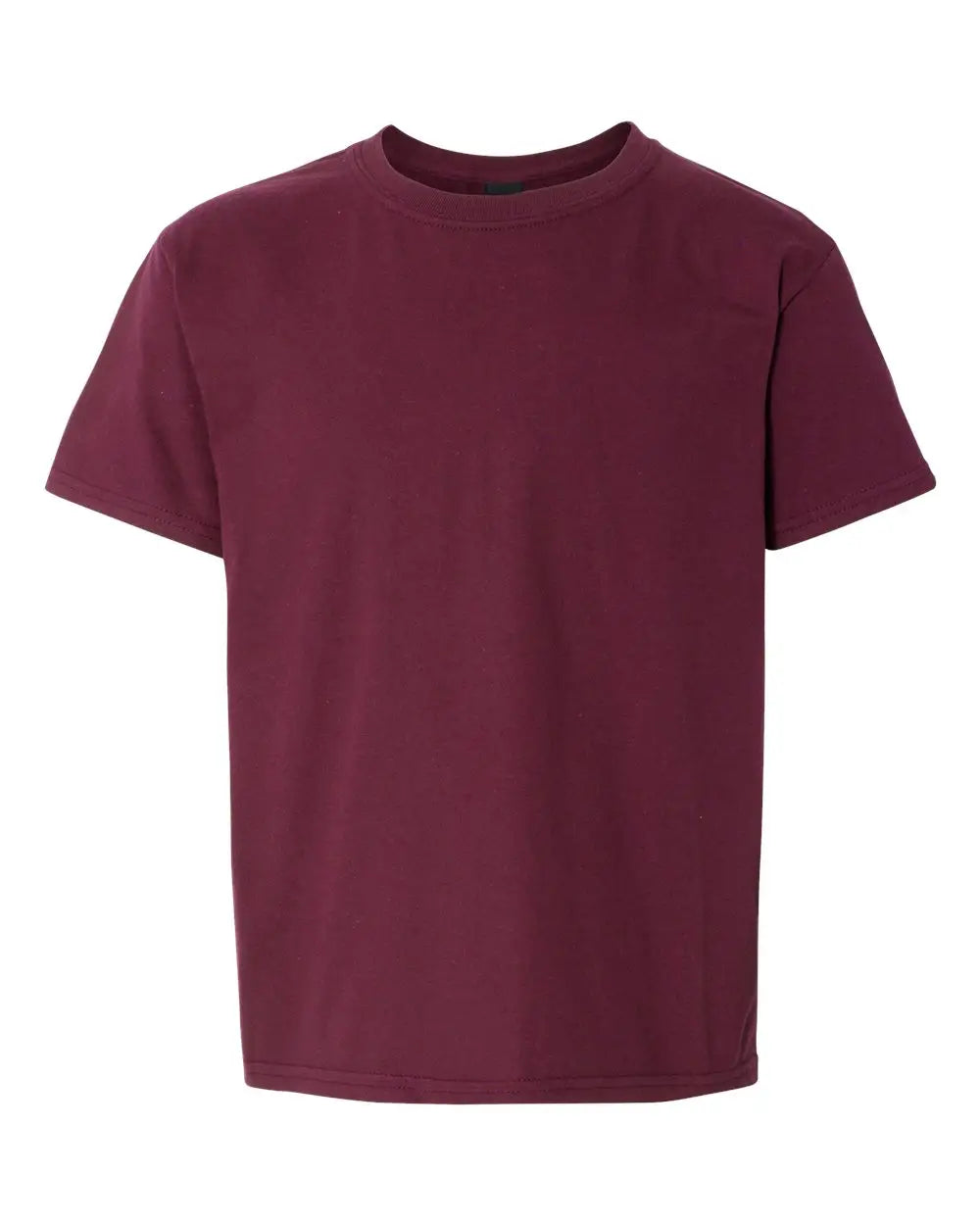 Gildan 3000b Light Cotton Youth T-shirt - Maroon - Xs