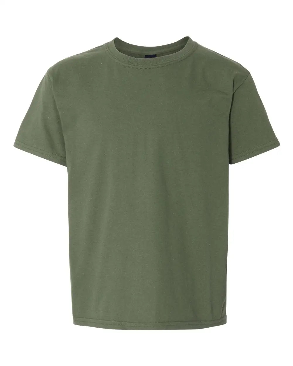 Gildan 3000b Light Cotton Youth T-shirt - Military Green
