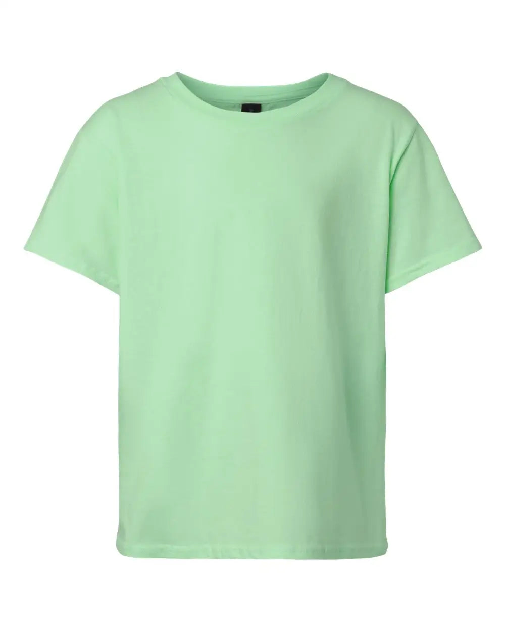 Gildan 3000b Light Cotton Youth T-shirt - Mint Green - Xs