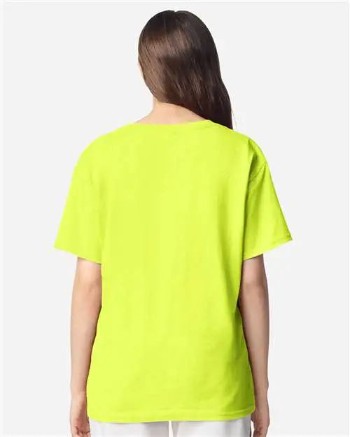 Gildan 3000b Light Cotton Youth T-shirt - Safety Green