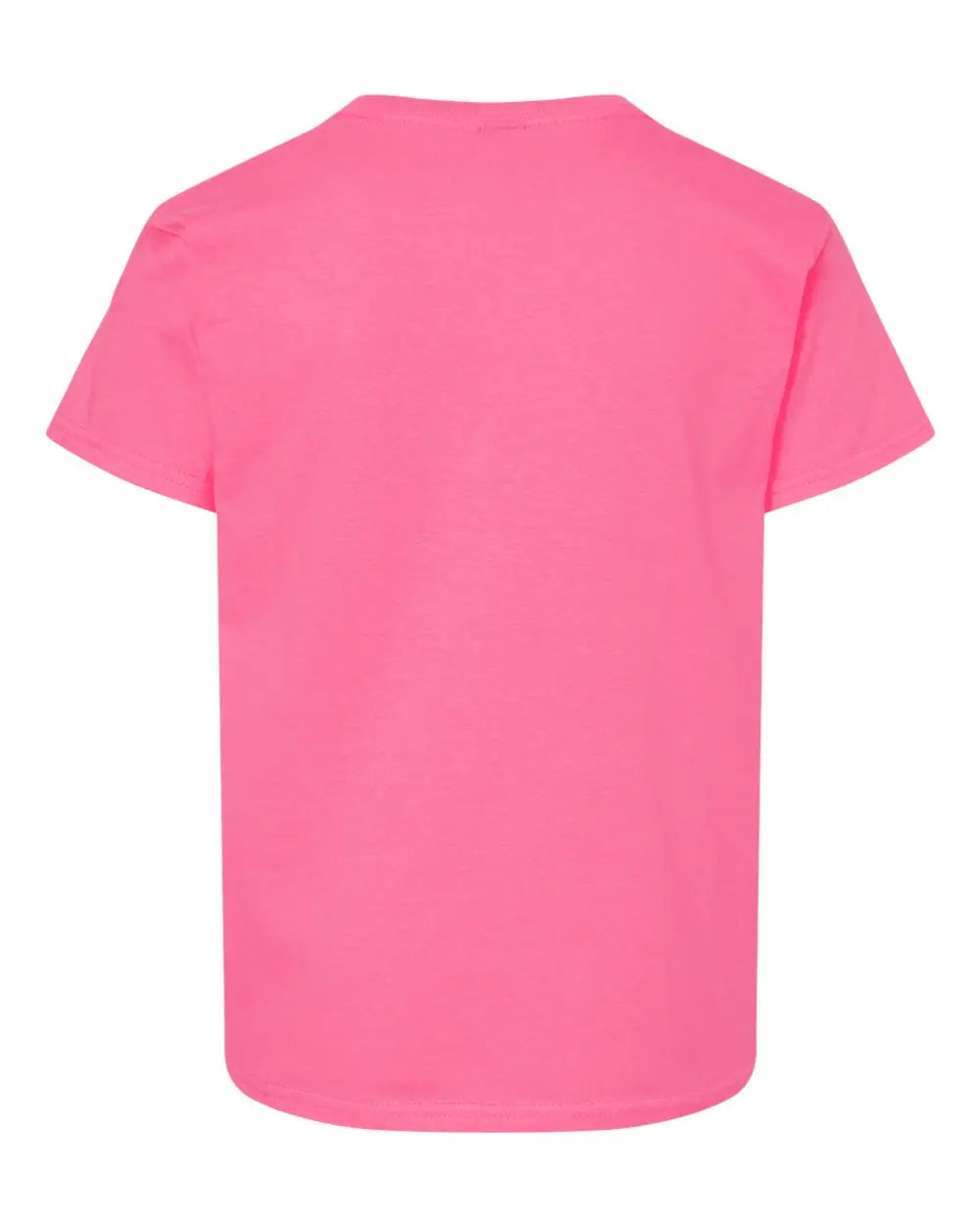 Gildan 3000b Light Cotton Youth T-shirt - Safety Pink - Xs
