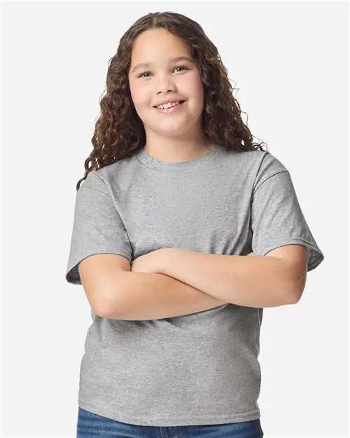 Gildan 3000b Light Cotton Youth T-shirt - Sport Gray