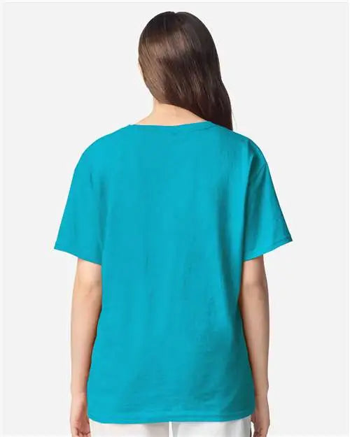 Gildan 3000b Light Cotton Youth T-shirt - Tropical Blue
