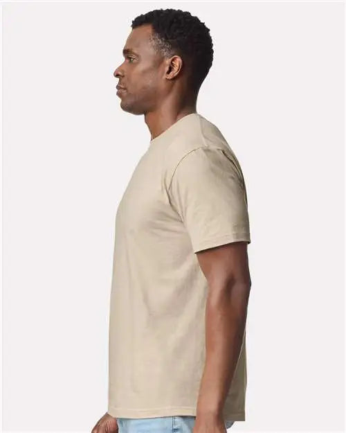 Gildan 3000g Light Cotton T-shirt - 3000 - Sand
