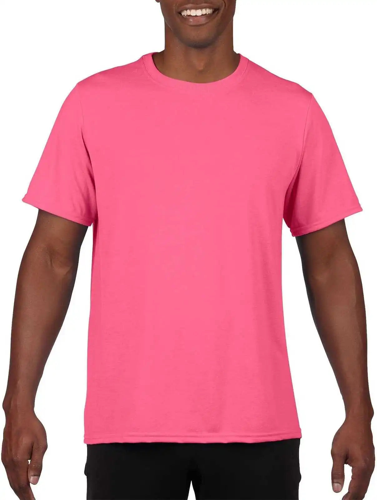 Gildan 42000 Performance t Shirt Safety Pink