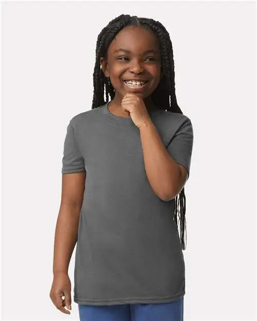Gildan 42000b Performanceâ Youth T-shirt - Charcoal