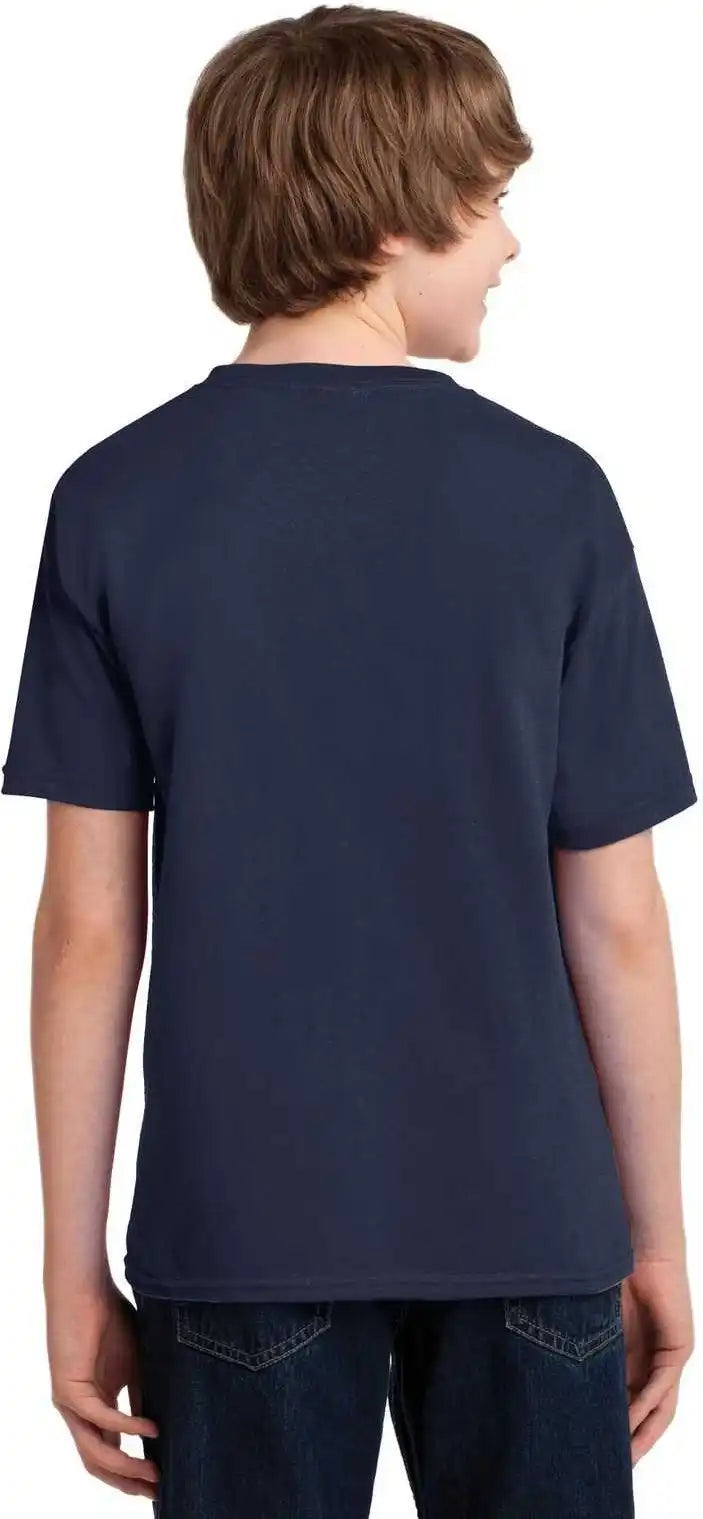 Gildan 42000b Youth Performance t Shirt Navy