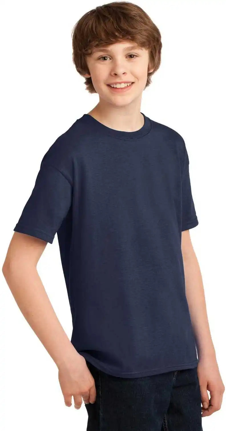 Gildan 42000b Youth Performance t Shirt Navy
