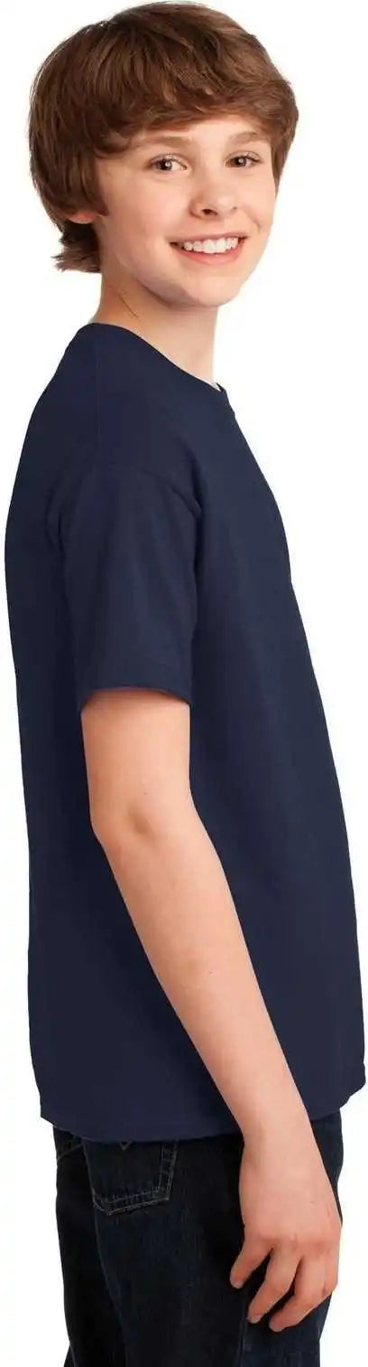 Gildan 42000b Youth Performance t Shirt Navy