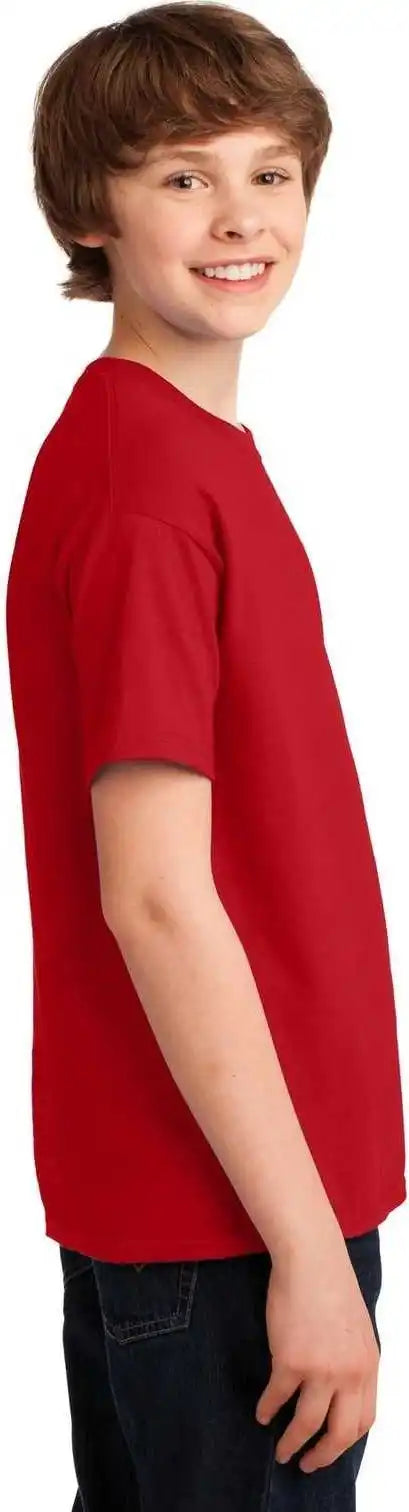 Gildan 42000b Youth Performance t Shirt Red