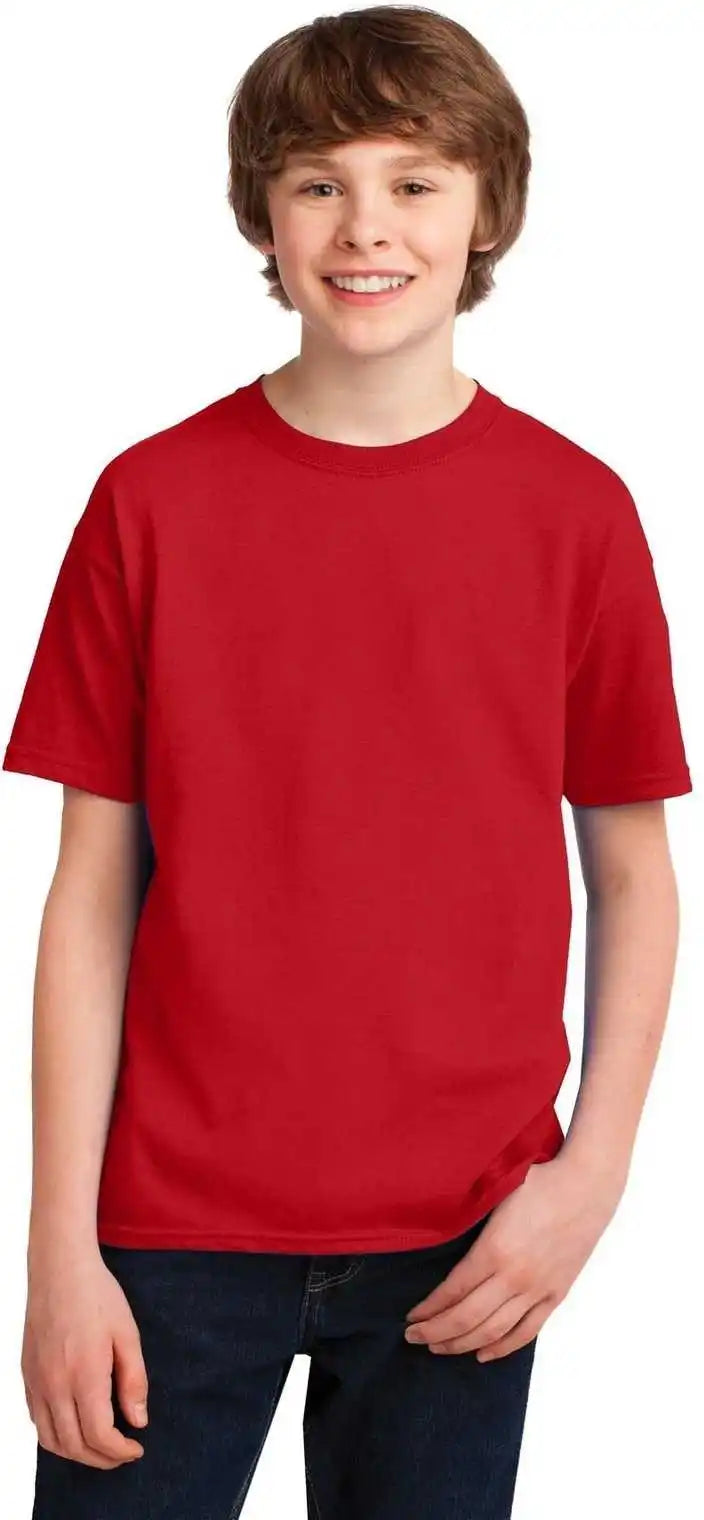 Gildan 42000b Youth Performance t Shirt Red