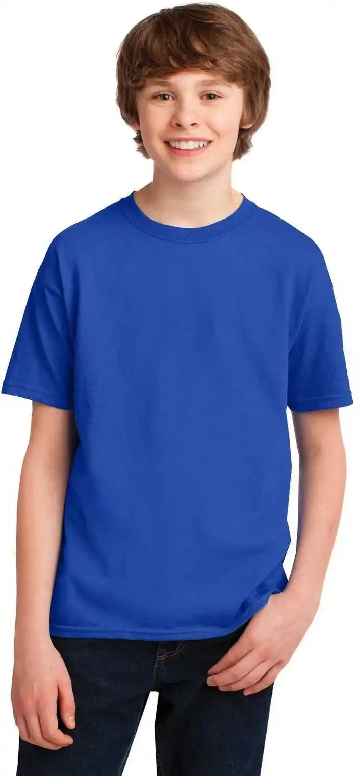 Gildan 42000b Youth Performance t Shirt Royal