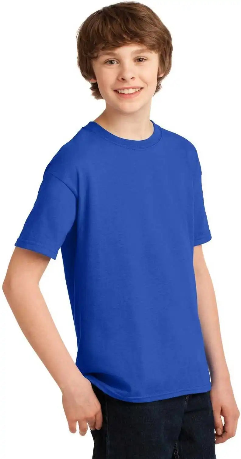 Gildan 42000b Youth Performance t Shirt Royal