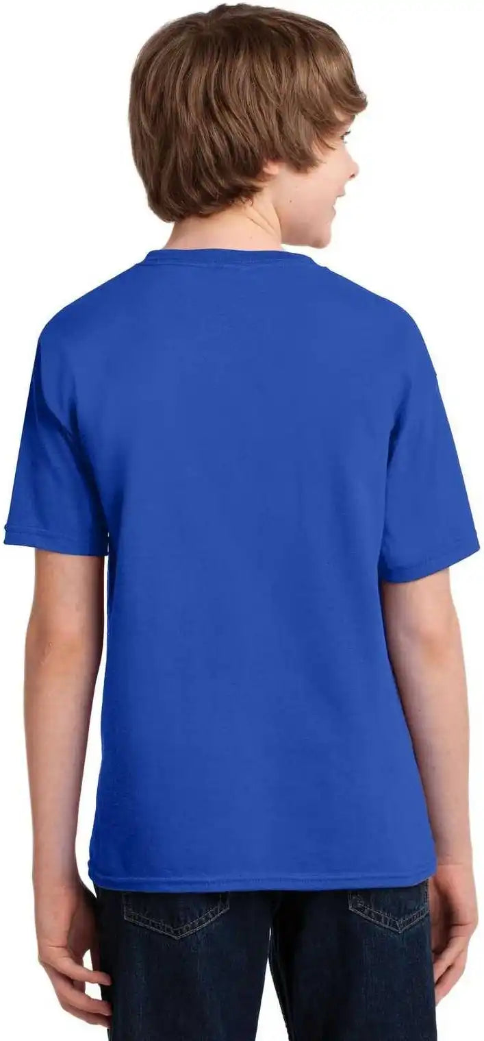 Gildan 42000b Youth Performance t Shirt Royal