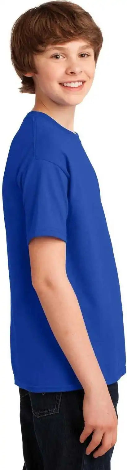 Gildan 42000b Youth Performance t Shirt Royal