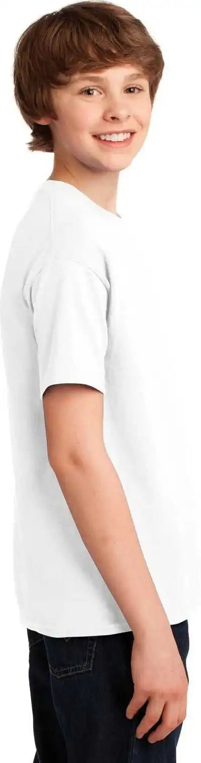 Gildan 42000b Youth Performance t Shirt White