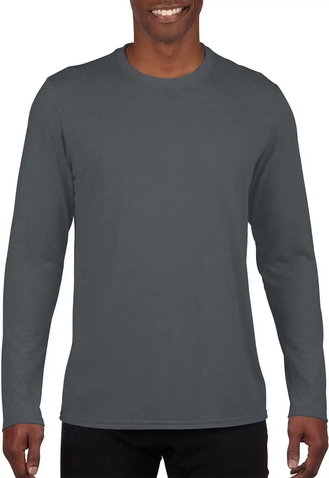 Gildan 42400 Performance Long Sleeve t Shirt Charcoal