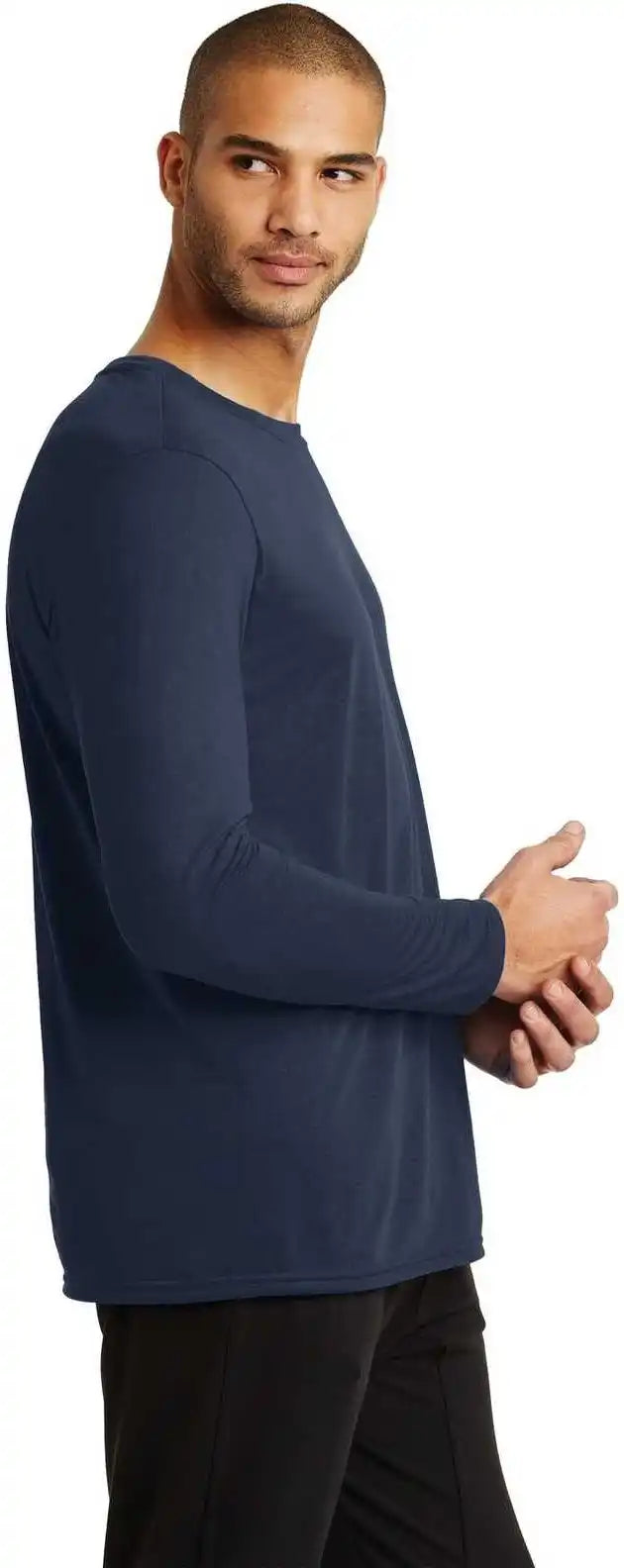 Gildan 42400 Performance Long Sleeve t Shirt Navy