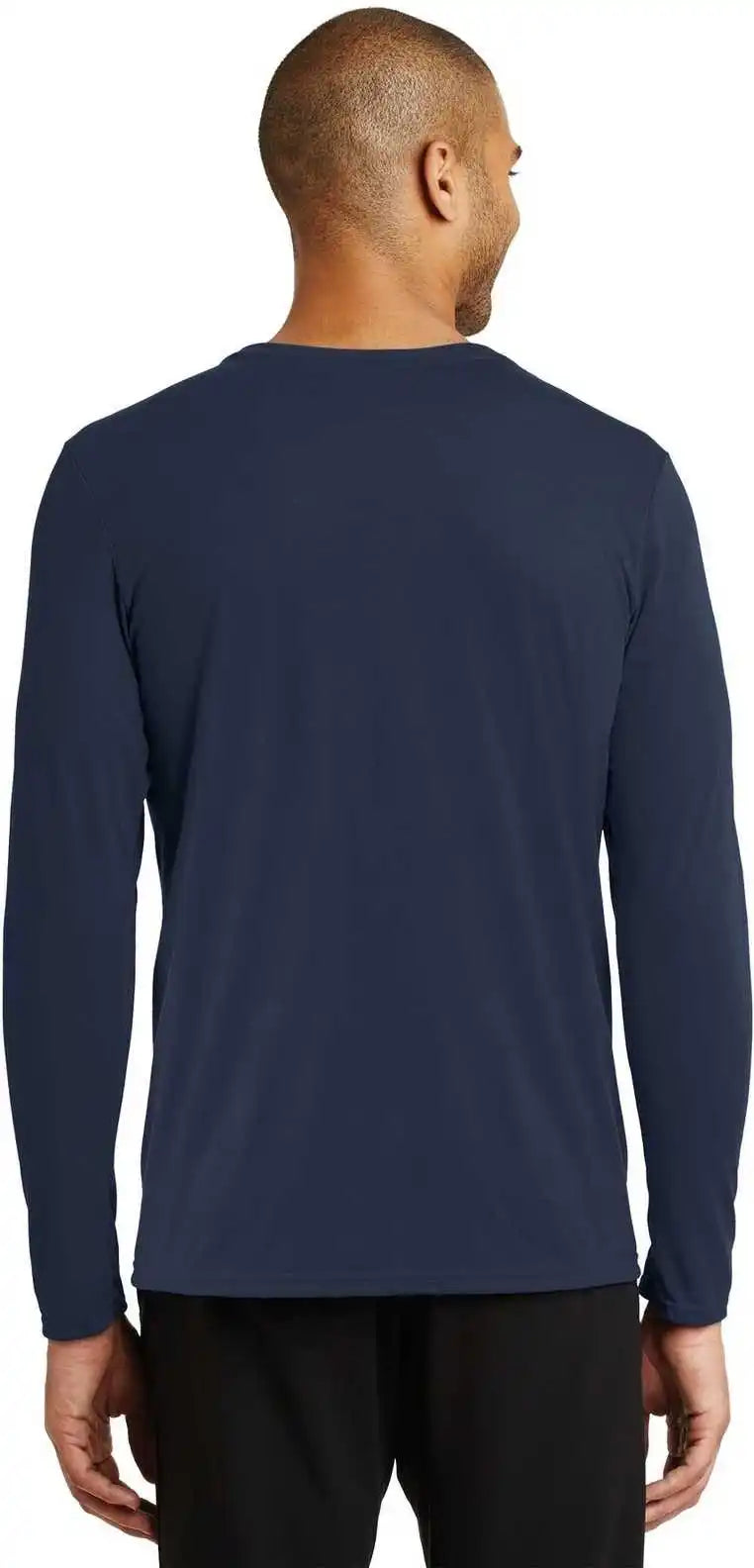 Gildan 42400 Performance Long Sleeve t Shirt Navy
