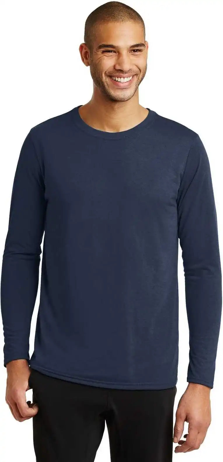 Gildan 42400 Performance Long Sleeve t Shirt Navy
