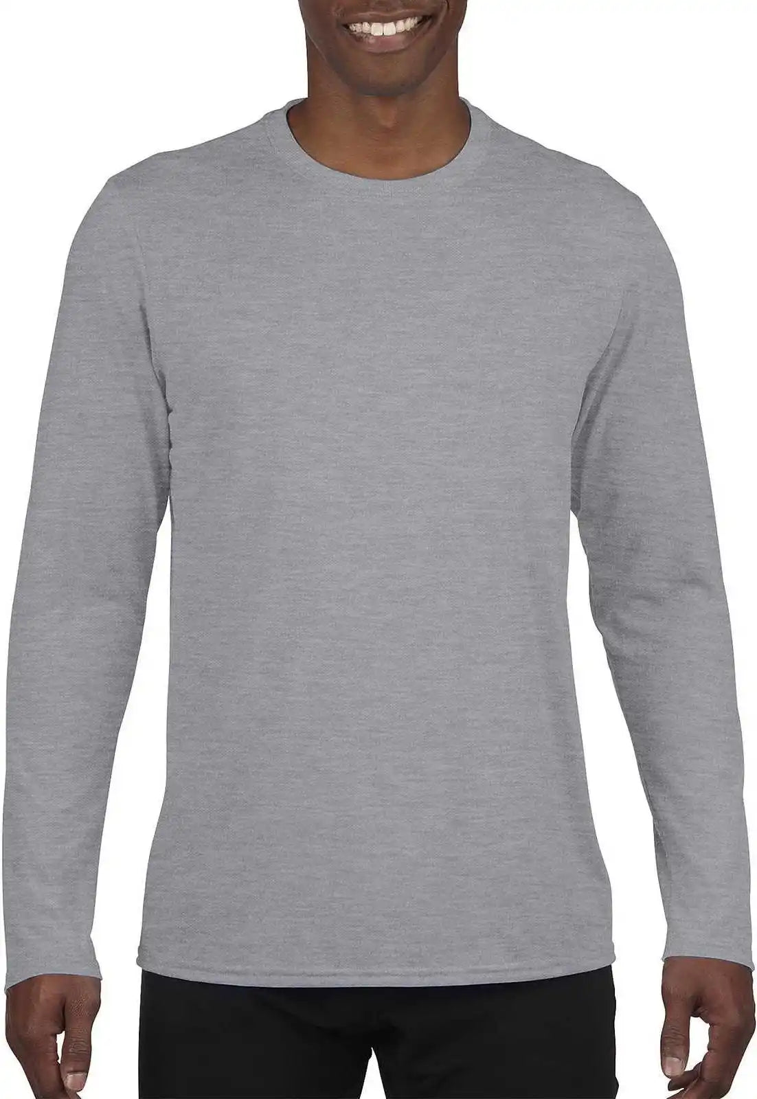 Gildan 42400 Performance Long Sleeve t Shirt Sport Grey