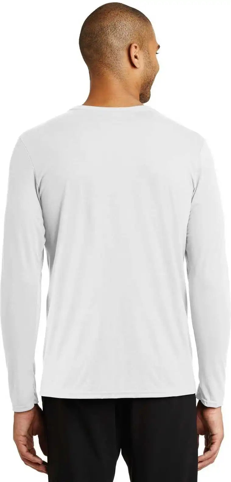 Gildan 42400 Performance Long Sleeve t Shirt White