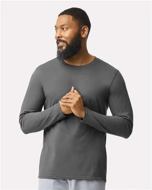 Gildan 42400 Performance® Long Sleeve T-shirt - Charcoal