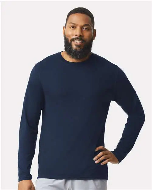 Gildan 42400 Performance® Long Sleeve T-shirt - Navy