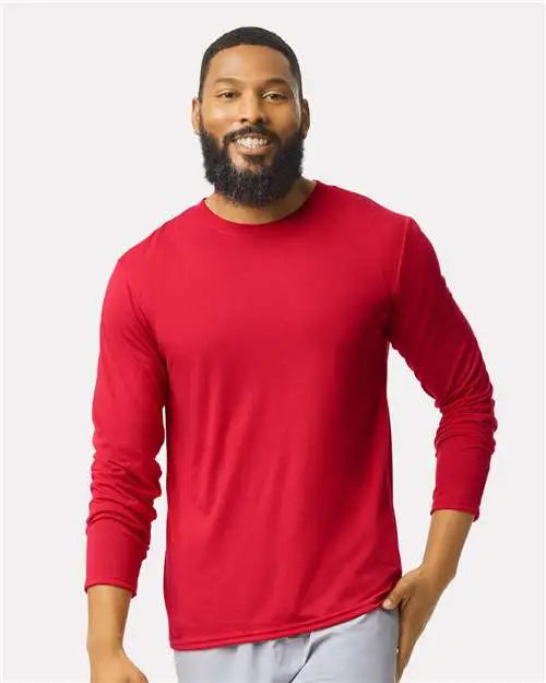 Gildan 42400 Performance® Long Sleeve T-shirt - Red